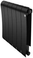 Водяной радиатор отопления Royal Thermo Infinity 500 Noir Sable, 6 секций