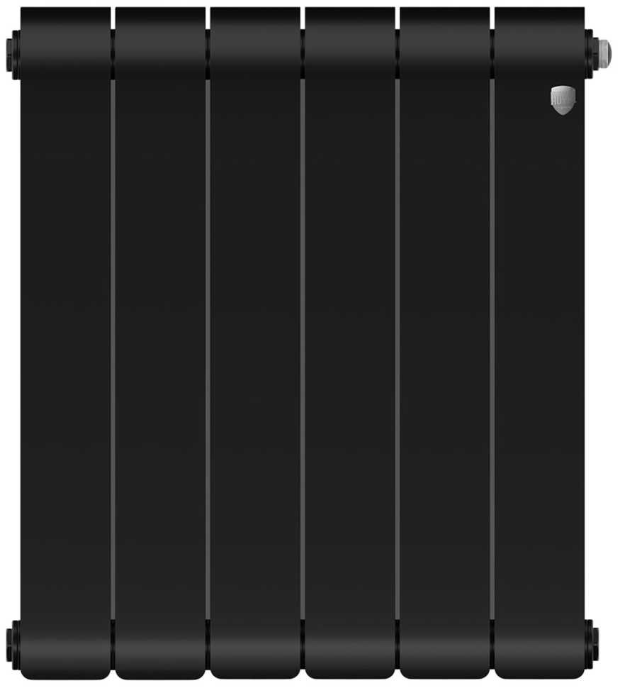 Водяной радиатор отопления Royal Thermo Infinity 500 Noir Sable, 6 секций