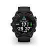 Умные часы Garmin Descent MK3i - 51 мм титан Carbon Grey DLC с черным силиконовым ремешком