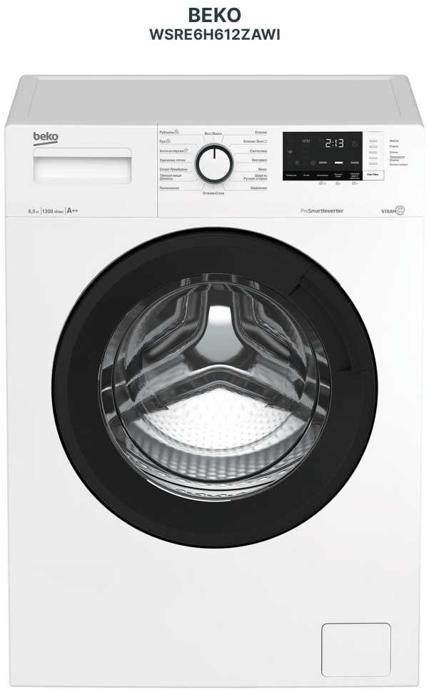 Стиральная машина Beko WSRE6H612ZAWI