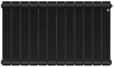 Водяной радиатор отопления Royal Thermo Infinity 500 Noir Sable, 12 секций