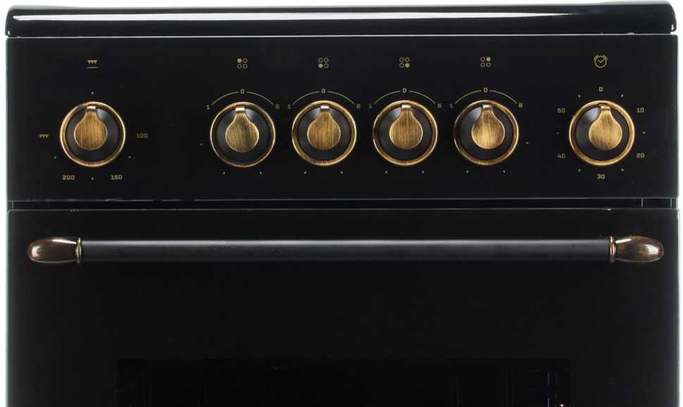 Электроплита De luxe 506004.23эс-121 черная