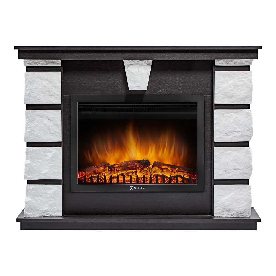 Портал Firelight Excalibur 25 камень белый, шпон венге