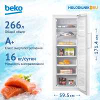 Морозильник Beko FSKDN6266T21W