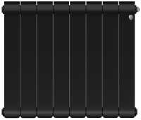 Водяной радиатор отопления Royal Thermo Infinity 500 Noir Sable, 8 секций