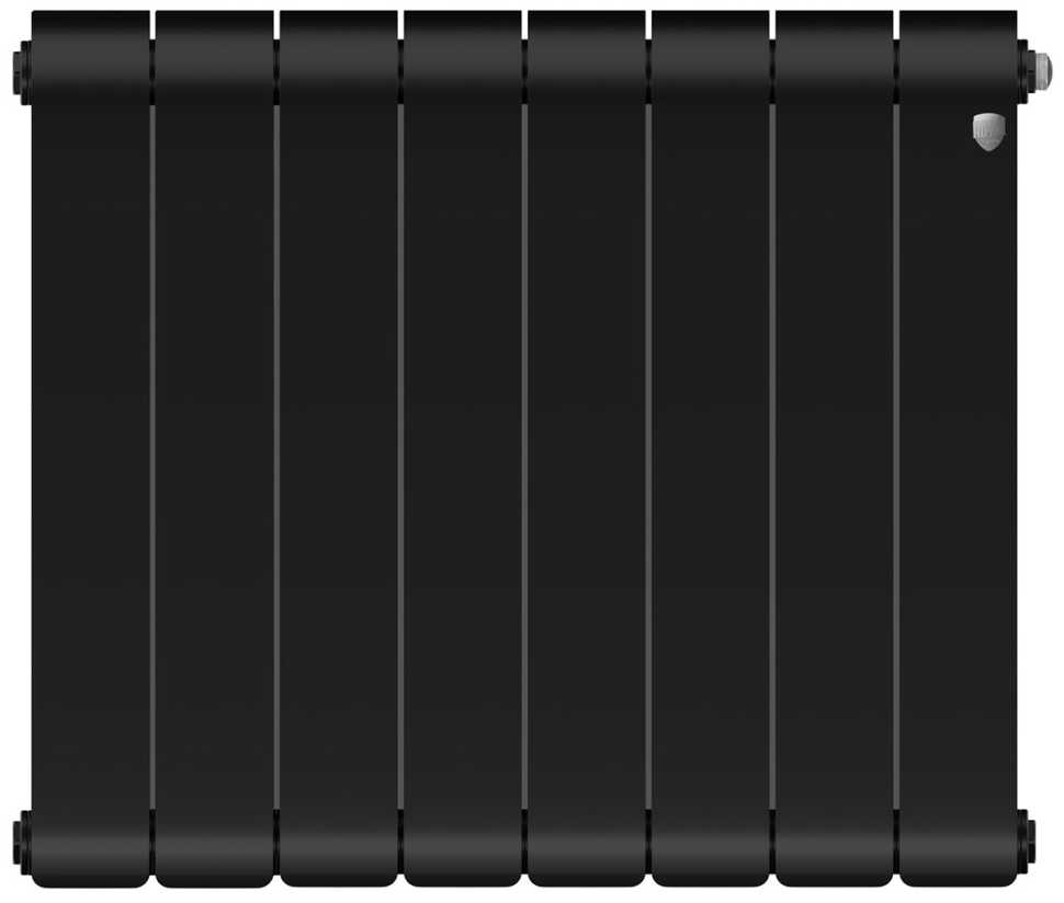 Водяной радиатор отопления Royal Thermo Infinity 500 Noir Sable, 8 секций