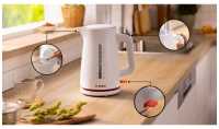 Чайник электрический Bosch TWK3M121, белый