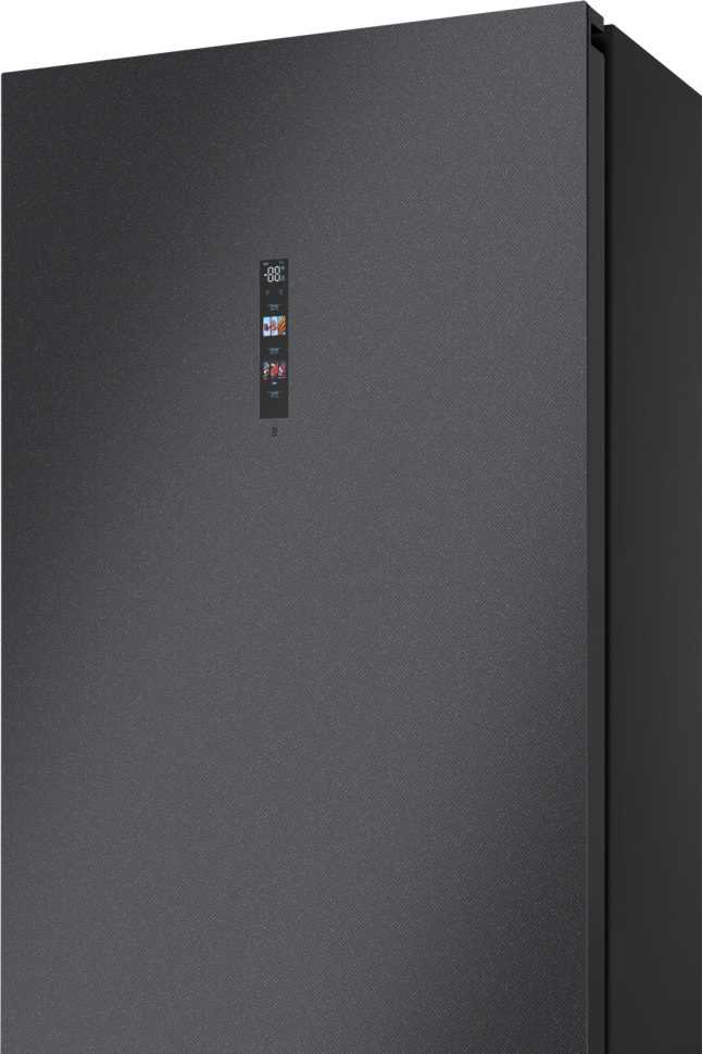 Многокамерный холодильник Weissgauff WFD 450 Total NoFrost Inverter Dark Grey Built-in