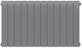 Водяной радиатор отопления Royal Thermo Infinity 500 Silver Satin, 12 секций