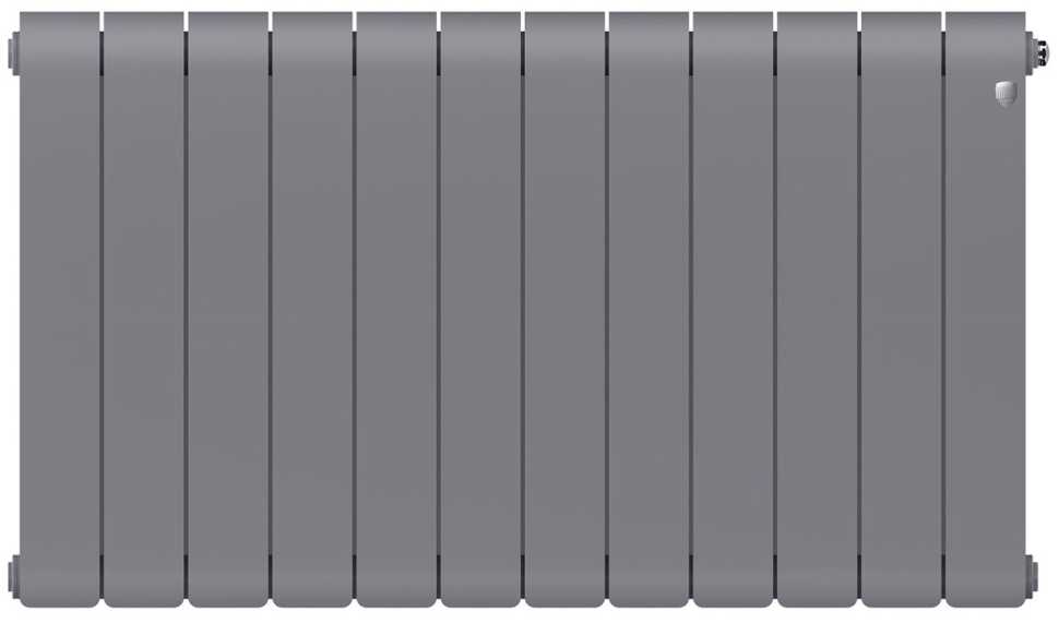 Водяной радиатор отопления Royal Thermo Infinity 500 Silver Satin, 12 секций