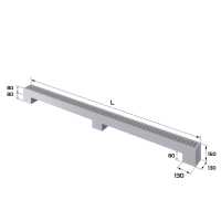 Конвектор напольный Royal Thermo STEP-80/130/2300-1-N-SS-LG-NA