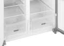 Холодильник Side-by-Side Weissgauff WSBS 500 Inverter NoFrost Bru Steel Glass