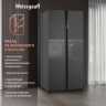 Холодильник Side-by-Side Weissgauff WSBS 500 Inverter NoFrost Bru Steel Glass