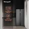 Холодильник Side-by-Side Weissgauff WSBS 500 Inverter NoFrost Bru Steel Glass