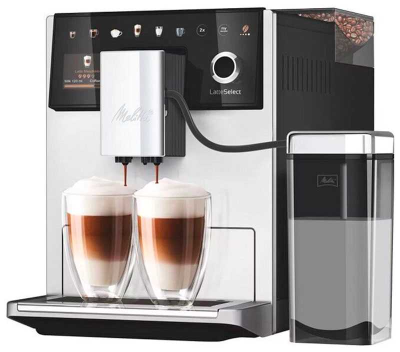 Кофемашина автоматическая Melitta Latte select (F 630-211) Silver