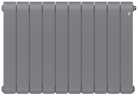 Водяной радиатор отопления Royal Thermo Infinity 500 Silver Satin, 10 секций