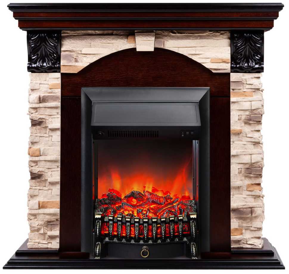 Камин Realflame DUBLIN ROCK STD/EUG AO FOBOS BL