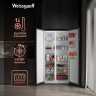 Холодильник Side-by-Side Weissgauff WSBS 600 NoFrost Inverter Bru Steel Glass