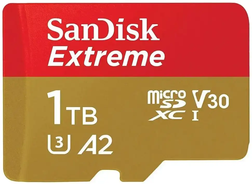 Карта памяти microSDXC UHS-I Sandisk Extreme 1024 ГБ, 190 МБ/с, Class 10