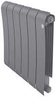Водяной радиатор отопления Royal Thermo Infinity 500 Silver Satin, 6 секций