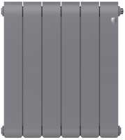 Водяной радиатор отопления Royal Thermo Infinity 500 Silver Satin, 6 секций