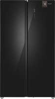 Холодильник Side-by-Side Weissgauff WSBS 1036 Inverter NoFrost Premium Black Glass