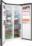 Холодильник Side-by-Side Weissgauff WSBS 1036 Inverter NoFrost Premium Black Glass