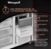 Холодильник Side-by-Side Weissgauff WSBS 1036 Inverter NoFrost Premium Black Glass