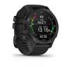 Умные часы Garmin Descent Mk2s угольно-серый корпус с DLC-покрытием, черный силиконовый ремешок