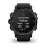 Умные часы Garmin Descent Mk2s угольно-серый корпус с DLC-покрытием, черный силиконовый ремешок