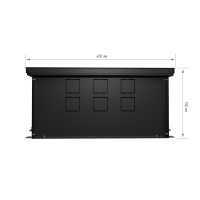 Конвектор внутрипольный Royal Thermo ATRIUM-190/400/3000-DG-U-BL
