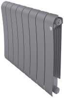 Водяной радиатор отопления Royal Thermo Infinity 500 Silver Satin, 8 секций