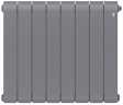 Водяной радиатор отопления Royal Thermo Infinity 500 Silver Satin, 8 секций