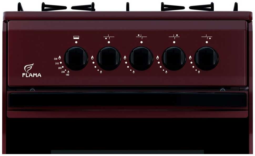 Газовая плита Flama RG 24019 B коричневый