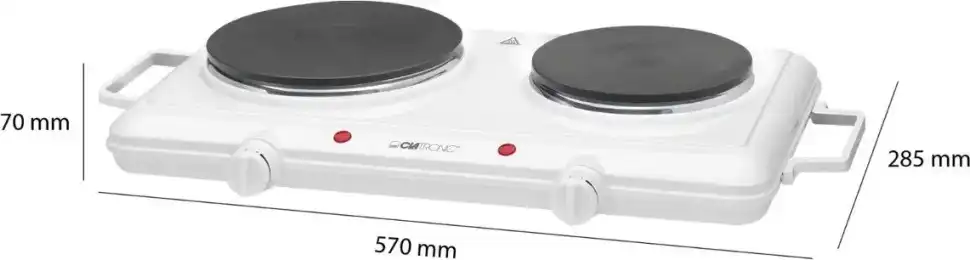 Настольная плита Clatronic DKP 3583 weiB