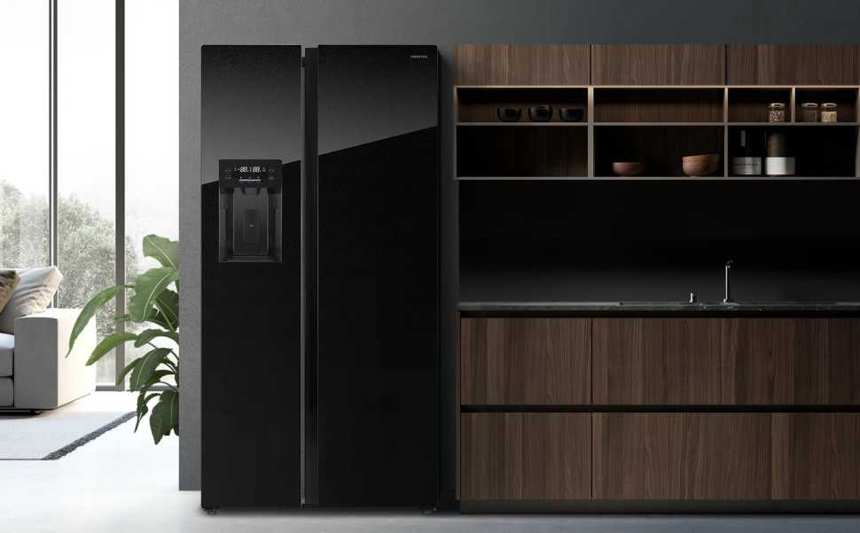 Холодильник Side-by-Side Hiberg RFS-655DX NFGB inverter